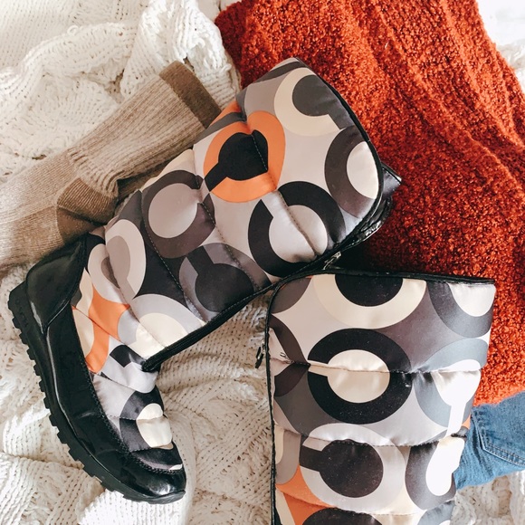 Coach Jolt puffer snow boots